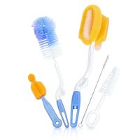 [植护]奶瓶清洁剂组合套装奶瓶刷5件套和奶瓶果蔬清洗剂400ml瓶 奶瓶刷[5件]套
