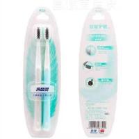 冷酸灵炭旋护敏炭丝螺旋刷毛高密度植毛软毛牙刷家庭组合装 1组2支装[颜色随机]