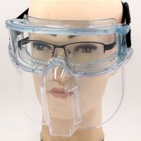防护面罩全脸头戴式眼罩面部防护面屏防飞溅灰尘打磨冲击劳保面罩 耐斯顿防飞溅面罩(强化防雾款)