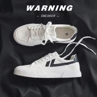 常步2021新款小白鞋男士透气百搭帆布鞋学生韩版潮鞋休闲情侣板鞋 CB56小白鞋 36