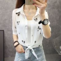 夏季2020年新款短款印花雪纺防晒衫女配裙子披肩冰丝薄款外套上衣 黑色 S 80-90斤