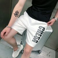 夏季短裤男休闲宽松薄款五分裤子痞帅潮流中裤外穿大裤衩精神小伙 CH短裤白 S 70-90斤