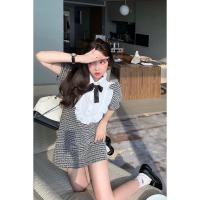 小香风气质高档连衣裙夏季2021年新款洋气甜美减龄显瘦裙子女装潮 连衣裙 S