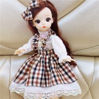 30厘米芭比娃娃公主大套装女孩玩具生日礼物大礼盒洋娃娃关节可动 30厘米萌娃:萝莉 无音乐-(简装)无礼盒