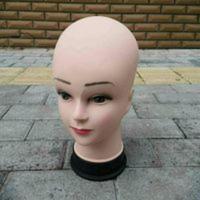 硬模特头女假人头无发展示彩妆练习头可爱型大女头装示无支架 硬模特头女假人头无发展示彩妆练习头可爱型大女头装示无支架