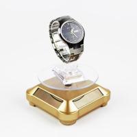 watch手表太阳能旋转智能手表座箱手表展示架手表托架表盒展架 宝双金色+手表架