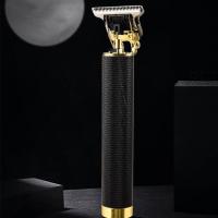 油头理发器电推剪专业发廊光头剃头发理发神器自己剪电动推子家用 网纹黑金款 普通款(无礼品)