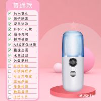 美容喷雾补水仪纳米喷雾器加湿器迷你学生充电保湿喷水喷雾仪少女 进口普通款[滤头+可加水+小喷雾]