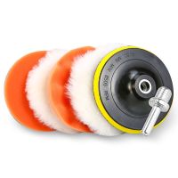 汽车抛光海绵打蜡工具美容漆面抛光机打磨盘自粘羊毛球海绵轮套装 3寸[不可用私聊]