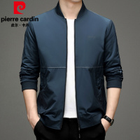 皮尔卡丹品牌男装夹棉厚款夹克男士外套茄克衫商务休闲中青年上衣服2021新款
