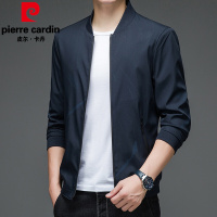 皮尔卡丹品牌男装夹克中青年男士外套棒球领日系休闲上衣服2021秋季新款
