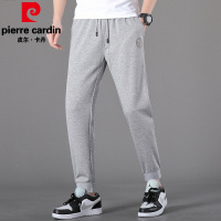 皮尔卡丹中腰束脚小脚休闲裤男薄户外运动工装裤青年男装长裤子2022年夏季