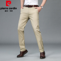 皮尔卡丹品牌天冰丝男士休闲裤薄款抗皱直筒西裤商务男装长裤子2022年夏季