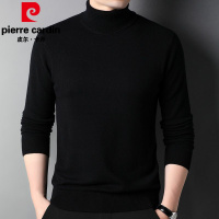 皮尔卡丹秋冬季羊绒衫男中青年高领纯色打底毛衣加厚大码宽松舒适爸爸装
