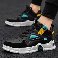 伊努特男鞋2021年新款高帮板鞋秋季透气运动休闲篮球潮鞋