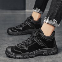 伊努特登山男鞋休闲运动工装马丁鞋工地上班干活鞋工作劳保潮鞋