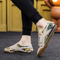 伊努特男鞋秋季2021新款低帮休闲百搭潮流运动平底学生潮鞋