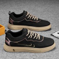 伊努特男鞋韩版百搭时尚鞋子秋季2021年新款潮鞋春秋男士休闲板鞋男学生