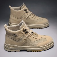 伊努特马丁靴男鞋2021新款秋季耐磨工装切尔西靴男高帮登山雪地靴沙漠靴