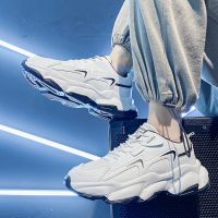 伊努特小白男鞋2021年新款潮流秋季运动休闲百搭轻跑鞋青少年老爹潮鞋