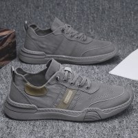 伊努特秋季软底老北京布鞋男2021年新款一脚蹬懒人冰丝男鞋休闲潮鞋