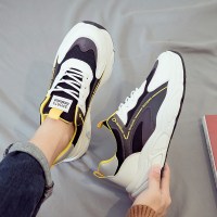 伊努特老爹男鞋ins潮鞋子秋季休闲帆布板鞋小白鞋韩版跑步网鞋