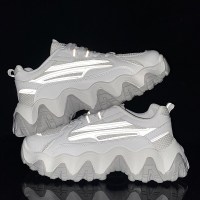 伊努特秋季夜光老爹男鞋子韩版百搭小白帆布潮鞋男增高运动网红潮流发光