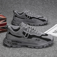 伊努特宇荫男鞋冬季2021新款工地上班耐磨工装鞋户外运动登山劳保鞋