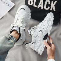 伊努特齐敏男鞋2022新款春季潮流百搭小白运动休闲学生增高老爹潮鞋