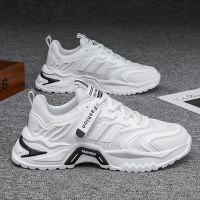 伊努特齐敏男鞋春季2022年新款潮流青少年运动休闲小白增高老爹ins网面潮鞋