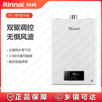 林内(Rinnai)燃气热水器JSQ31-S06零干扰恒温防冻16升燃气热水器RUS-16QS06恒温强排天然气