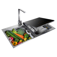 方太(FOTILE)水槽洗碗机JPSD2T-CT03A(右/(左 490mm大水槽 PTC热风烘干气泡洗