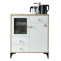(四川)美腾双门柜智能实木茶吧机停电取水家用茶吧机XY-19LA停取 珠光白