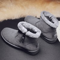 枫述男鞋雪地靴冬季加绒保暖加厚高帮棉靴二棉鞋