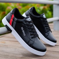 枫述2021新款秋冬季男士帆布鞋男鞋小白鞋休闲鞋板鞋百搭透气潮流皮鞋子