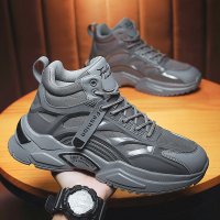 枫述男鞋2021新款秋季高帮运动休闲增高老爹鞋青少年潮流百搭篮球潮鞋