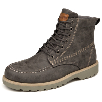 枫述马丁靴男鞋2021新款秋冬季英伦风高帮工装靴男士复古大黄蜂军皮靴