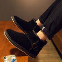 枫述东北雪地靴男冬季保暖加绒棉鞋加厚2021新款高帮棉靴