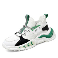 枫述2021秋季新款男士跑步鞋飞织透气运动鞋时尚休闲鞋韩版百搭男鞋子