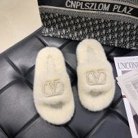 枫述网红毛绒室内棉拖鞋女2021新款兔毛大码一字拖秋冬外穿毛毛拖鞋女
