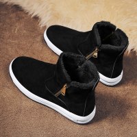 枫述雪地靴男士2021年新款冬季加绒加厚东北棉鞋面包鞋男保暖棉靴