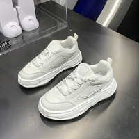 枫述悦迪朵溶解鞋女2022春季新款女鞋厚底休闲运动板鞋德训老爹小白鞋子