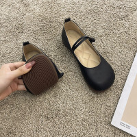 枫述悦迪朵法式晚晚风温柔软底玛丽珍单鞋女2022年仙女浅口孕妇百搭豆豆瓢鞋