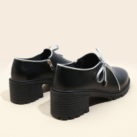 枫述悦迪朵鞋子女2022年新款春秋季深口单鞋仙女风温柔小皮鞋法式气质高跟鞋