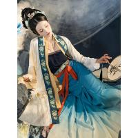 海棠私语X触漫联名闭月绣花飞机袖宋制汉服女