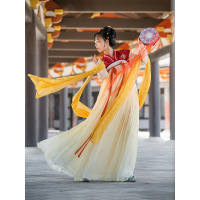 海棠私语太平公主原创唐制汉服齐胸襦裙直领对襟衫