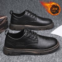 苏芈冬季高帮马丁靴子男士2021年新款英伦风休闲潮鞋加绒加厚保暖鞋