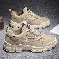 苏芈登山休闲男鞋工地上班工作男士低帮夏秋季四季款