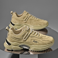 苏芈夏秋季男鞋2021新款运动跑步波鞋老爹ins潮鞋增高登山防水秋季潮流