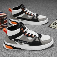 苏芈2021秋季男鞋高帮篮球运动鞋男士休闲百搭板鞋